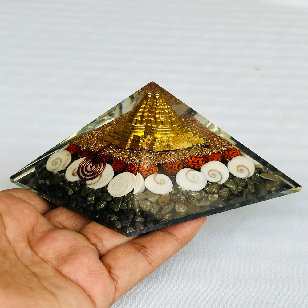 Money Magnet Pyrite Pyramid