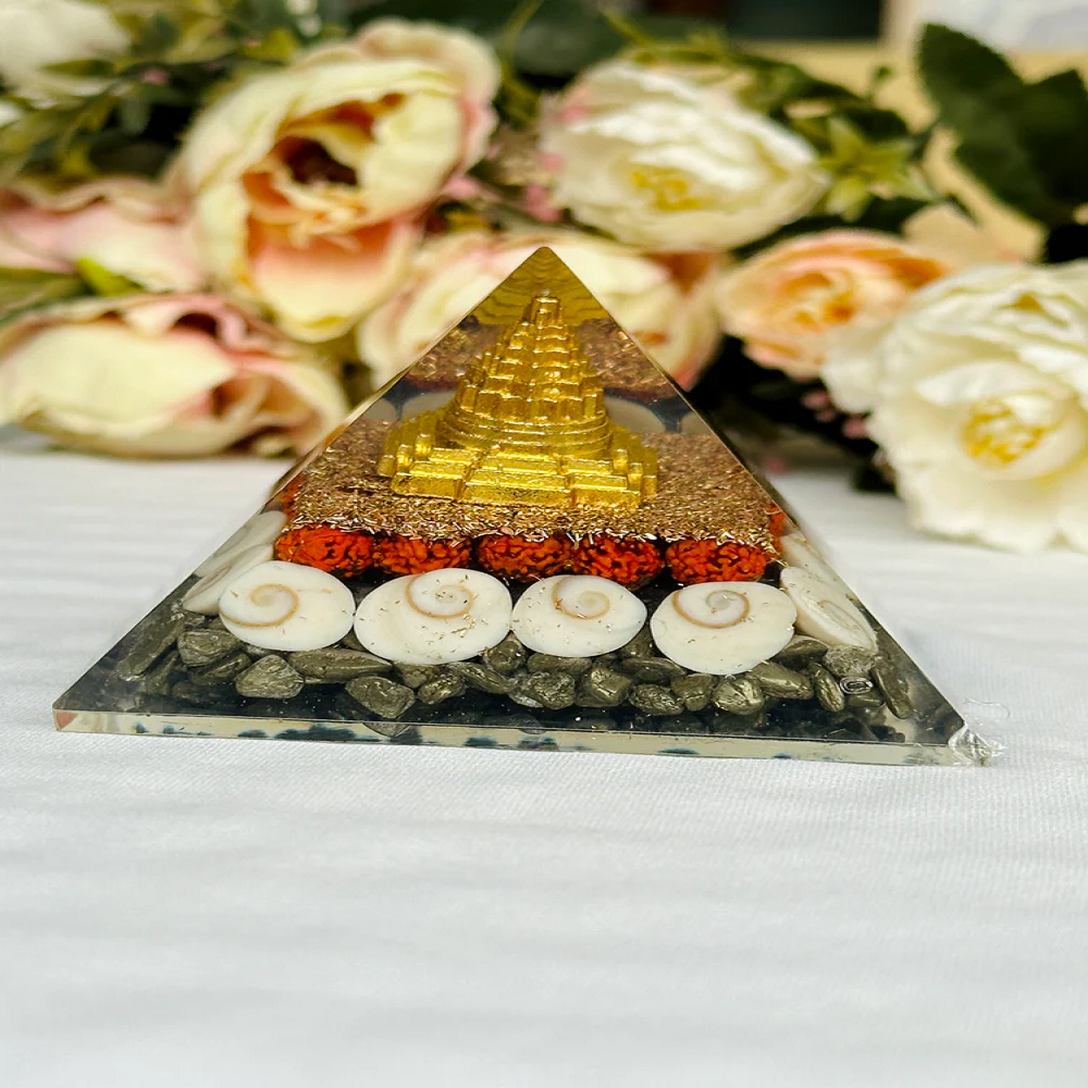 Money Magnet Pyrite Pyramid