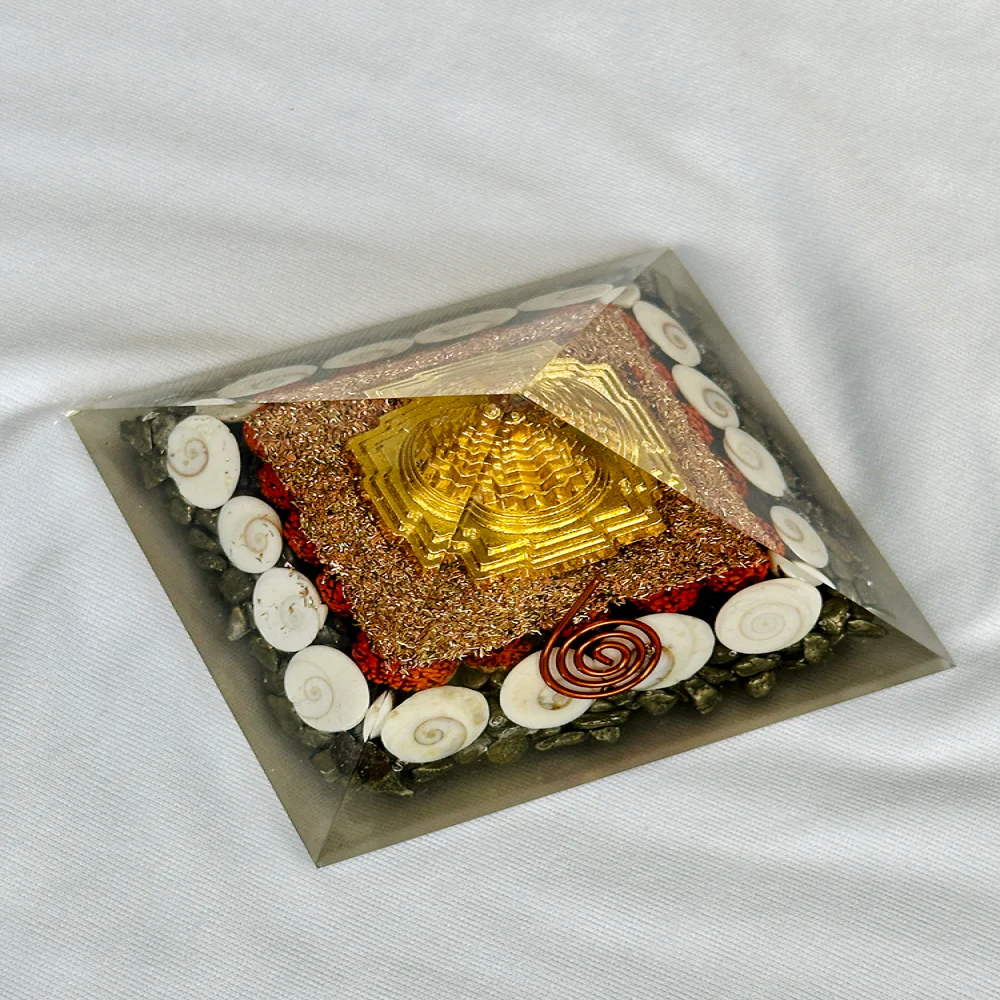 Money Magnet Pyrite Pyramid